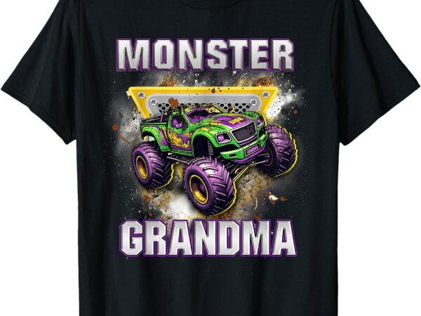 Monster truck grandma truck are my jam truck lovers t-shirt