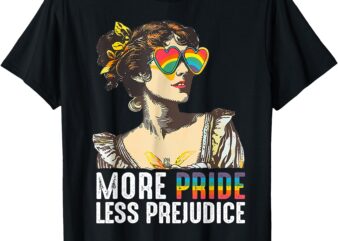 More Pride Less Prejudice LGBTQ T-Shirt