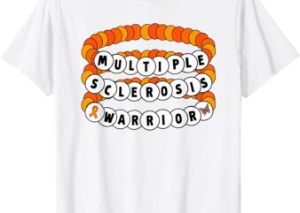 Multiple Sclerosis Awareness MS Warrior Friendship Bracelet T-Shirt