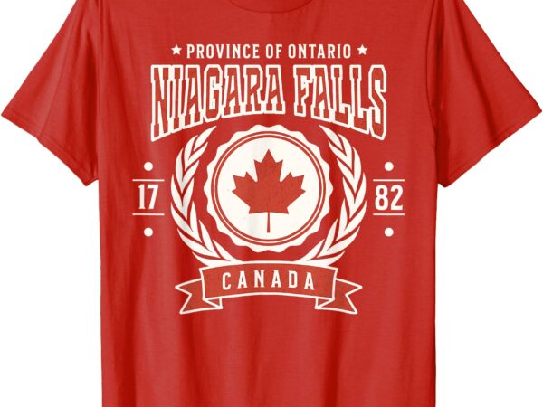 Niagara falls canada day flag canadian pride souvenir t-shirt