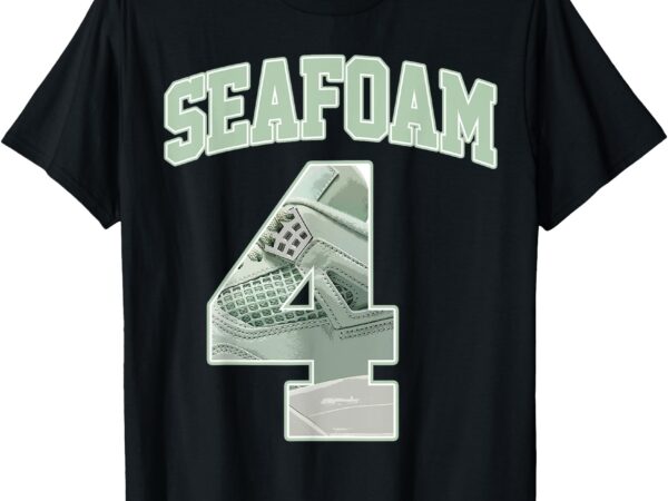 Number 4 seafoam abundance 4s matching tee for men women t-shirt