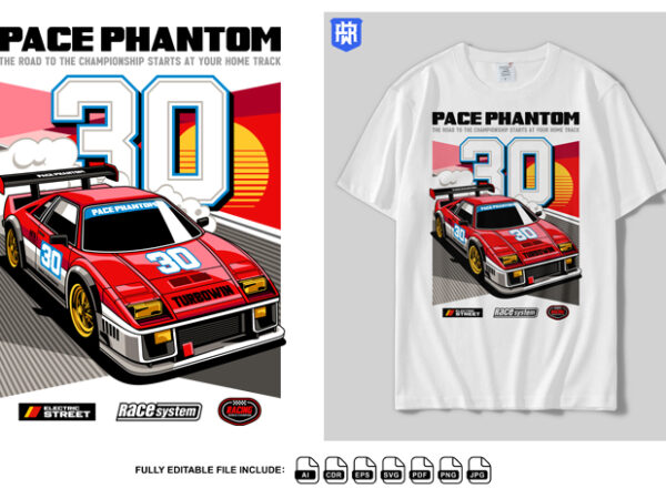 Pace phantom racing team design