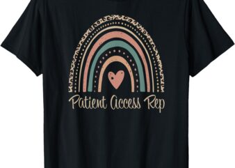 Patient Access Representative Boho Rainbow T-Shirt