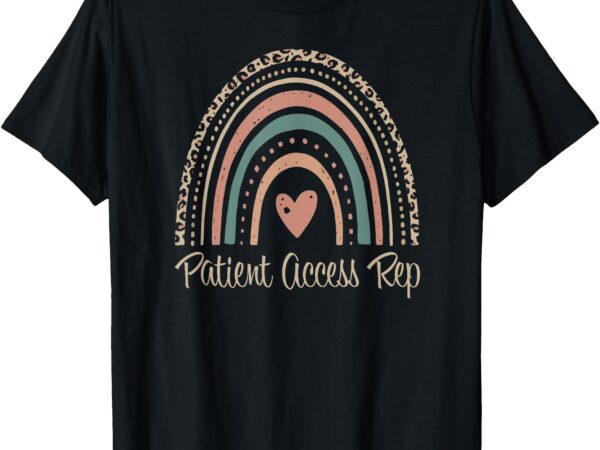 Patient access representative boho rainbow t-shirt