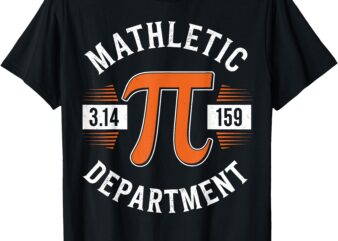 Pi day 3.14 Mathletic Department 159 Teacher Vintage Pi day T-Shirt