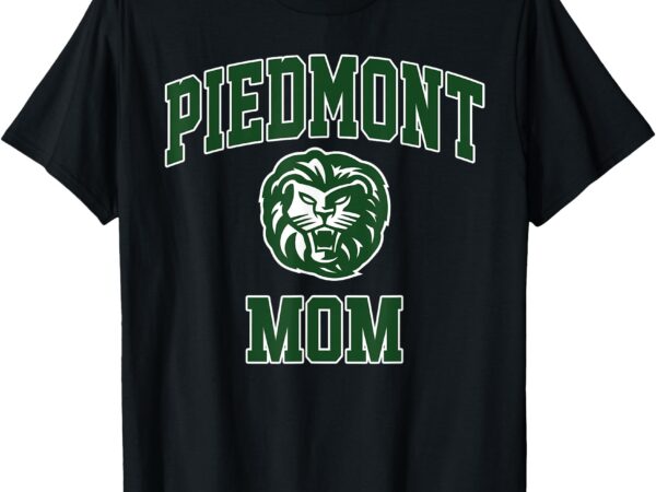 Piedmont university mom arch retro vintage design women t-shirt