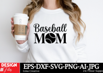 Baseball Mom T-shirt Design, MOTHER’S DAY MEGA Bundle, Mom svg Bundle, 140 Designs, Heather Roberts Art Bundle, Mother’s Day Designs, Cut F