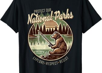 Protect Our National Parks Parks Not Profits Statement T-Shirt