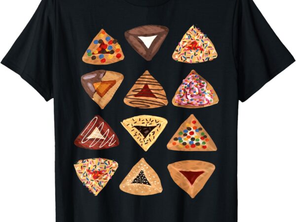 Purim hamantaschen purim costume israeli jewish holiday t-shirt