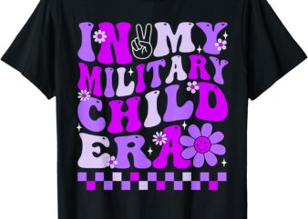 Purple Up For Military Kids In My Military Child Era Month T-Shirt