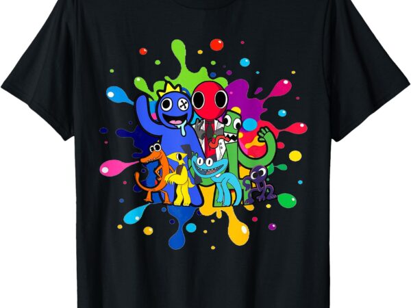 Rainbow friend costume for youth kids boys girls t-shirt