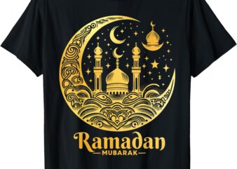 Ramadan Kareem Happy Fasting Ramadan Mubarak Islamic Muslim T-Shirt