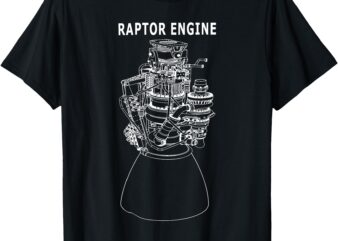 Raptor Engine Gen X Memorabilia Nostalgia 2025 T-Shirt