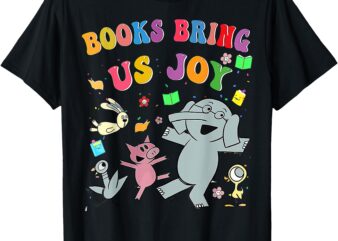 Read Book Cute School Teacher Librarian Elephant Pigeon T-Shirt