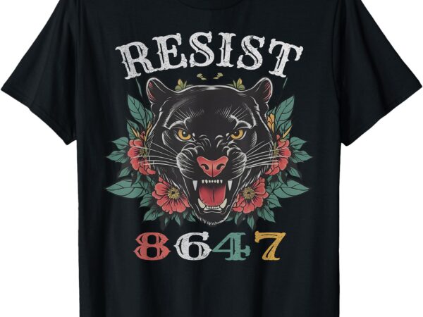 Resist shirt 8647 motif floral resist t-shirt