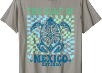 Retro Gulf of Mexico Est 1550 Turtle Beach Shirt Men Women T-Shirt