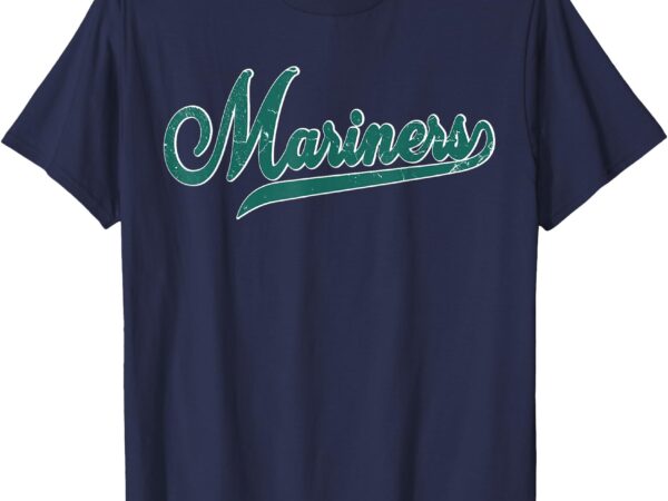 Retro mariners name shirt vintage mariners women men kids t-shirt