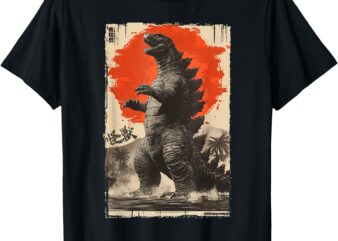 Retro Vintage Giant Legendary Rare Japanese Kaiju T-Shirt