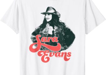 Sara Evans Bust Vintage Portrait T-Shirt