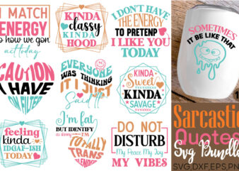 Sarcastic Svg, Sarcasm, Funny T-shirt Bundle Sarcastic Svg, Sarcasm, Funny Svg Bundle