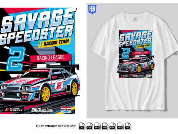 Savage speedster racing team design