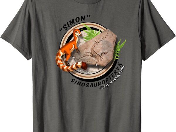 _simon_ sinosauropteryx t-shirt