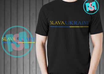 Slava Ukraini Glory to Ukraine SVG, Ukraina SVG t shirt template vector