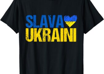 Slava Ukraini Glory to Ukraine T-Shirt