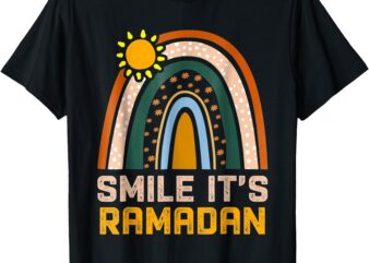 Smile its Ramadan – Muslim Eid Mubarak Islamic Ramadan T-Shirt