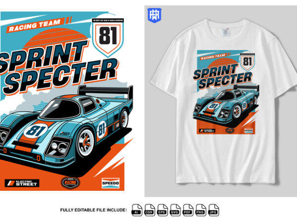 Sprint specter racing team design