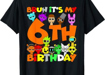 Sprunky Birthday Party 6th Birthday Toys Kids Girls Boys T-Shirt