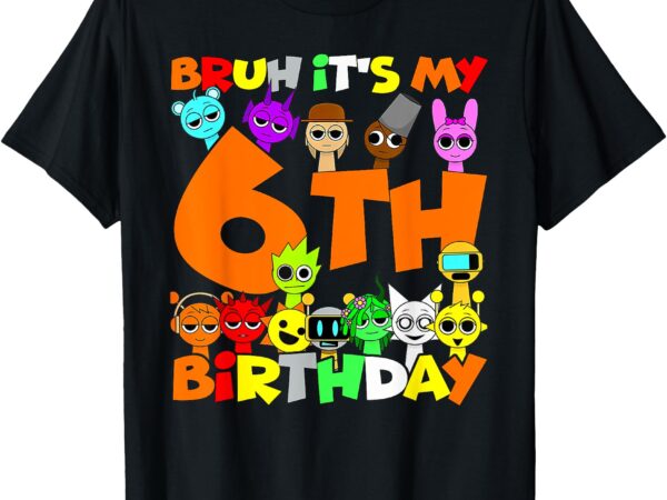 Sprunky birthday party 6th birthday toys kids girls boys t-shirt