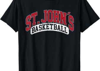 St Johns Vintage Basketball T-Shirt