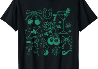 St Patricks Day Luck Symbols Lucky Charms Saint Patricks Day T-Shirt