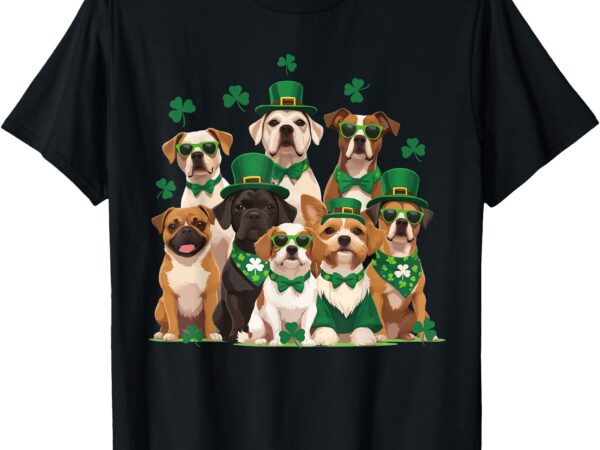 St patricks pawtricks day dogs saint pattys men women kids t-shirt