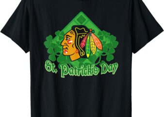 St. Patrick’s Day Black NHL Licensed T-Shirt