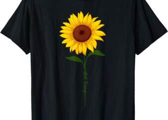 Subtle Anti Trump shirt Sunflower T-Shirt