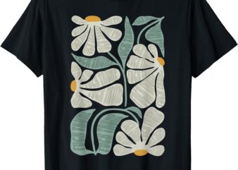 Subtle Boho Flowers Anti Trump, Kamala Harris Voter T-Shirt