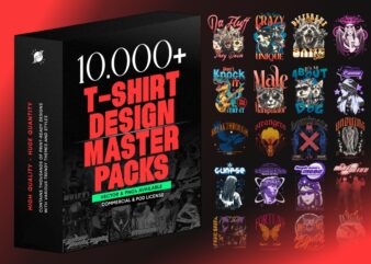 T-shirt Designs Master Packs – T-shirt Designs Mega bundle | vector and png graphic tee ready to print