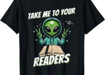 Take Me To Your Readers Across America, Read More Books T-Shirt