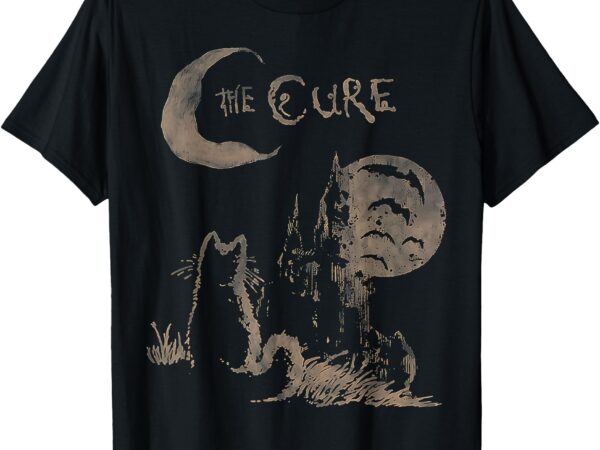 The cure cat moon & funny meme cat t-shirt