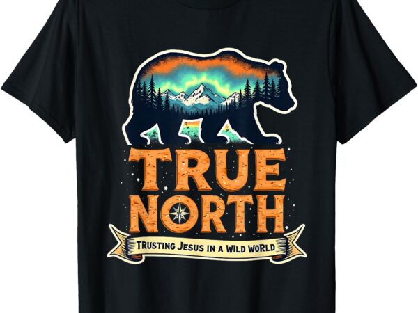 True north vbs 2025 christian trusting jesus wilderness t-shirt