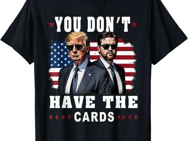 Trump-vance us flag t-shirt