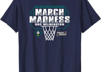 UNC Wilmington Seahawks March Madness 2025 Men’s Basketball T-Shirt