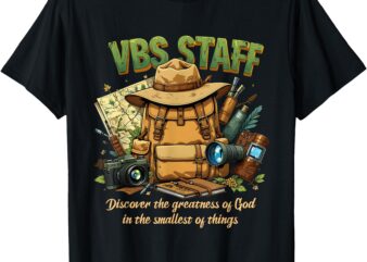 VBS Staff 2025 Adventure Magnified Smallest Insects VBS Team T-Shirt