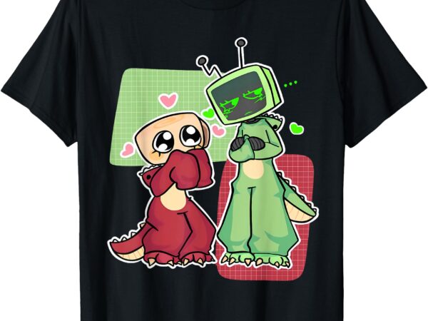 Vee and shelly from dandy’s world for boys and girls 2025 t-shirt