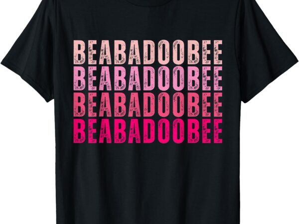 Vintage beabadoobee personalized name i love beabadoobee t-shirt