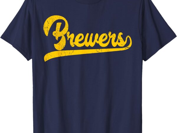 Vintage brewers nickname shirt brewers throwback design t-shirt