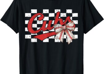 Vintage Cubs Throwback Retro Styles Gift For Men Women T-Shirt