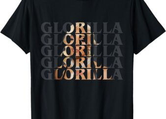 Vintage Glorilla First Name Glorilla Personalized Groovy 80s T-Shirt